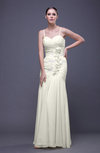 Romantic Column Spaghetti Sleeveless Backless Wedding Guest Dresses