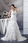 Allure Bridal Gowns Trumpet Sleeveless Organza Expensive Beaded Amazing