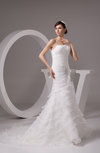 Elegant Bridal Gowns Full Figure Winter Simple Formal Modern One Shoulder