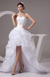 Allure Bridal Gowns Inexpensive Western Knee Length Strapless Full Figure