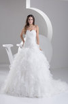 Allure Bridal Gowns Summer Princess Backless Expensive Full Figure Formal