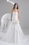 Inexpensive Bridal Gowns Fall Simple Summer Spring Open Back Classic Formal