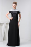 with Sleeves Bridesmaid Dress Lace Traditional Semi Formal Garden Western
