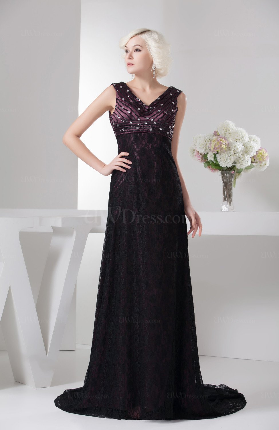 Lace Wedding Guest Dress Affordable Empire Spring Dream