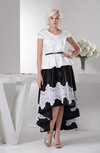 Short Homecoming Dress Long with Sleeves Chic A line Short Sleeve