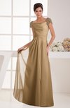 with Sleeves Bridesmaid Dress Chiffon Trendy Floor Length Amazing Classic