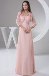 Chiffon Bridesmaid Dress Long Plus Size Outdoor Backless Classic Casual