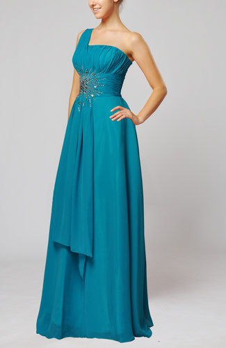 Elegant Sleeveless Chiffon Floor Length Paillette Homecoming Dresses