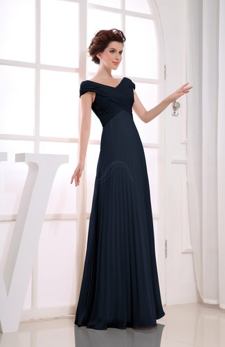 navy floor length gown