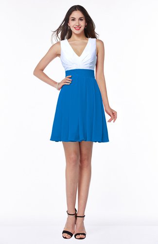 Casual A-line Sleeveless Zip up Pleated Plus Size Bridesmaid Dresses
