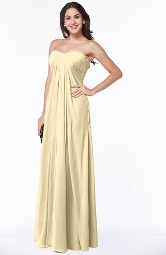 Elegant Empire Sweetheart Zip up Chiffon Floor Length Plus Size Bridesmaid Dresses