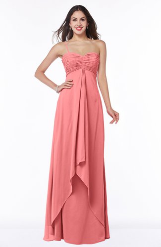 Mature Sleeveless Chiffon Floor Length Ruching Plus Size Bridesmaid Dresses