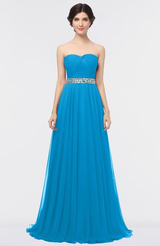 Mature A-line Sleeveless Floor Length Ruching Prom Dresses