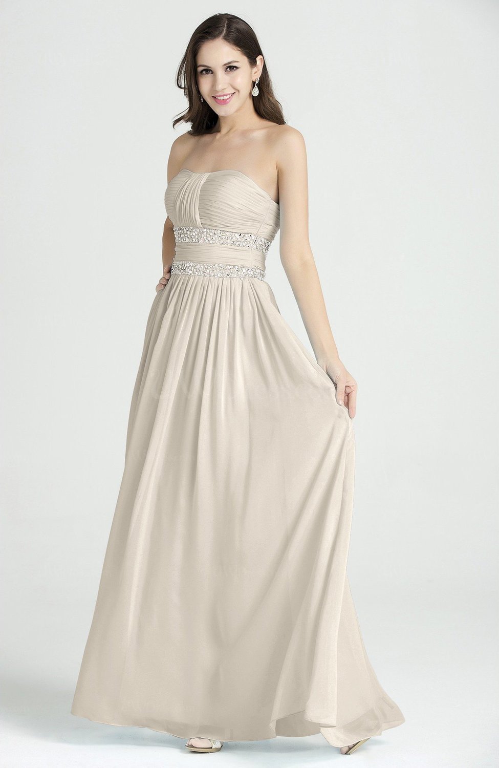 champagne plus size dress