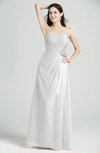 Elegant A-line Half Backless Chiffon Split-Front Plus Size Prom Dresses