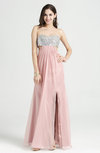 Elegant Lace up No Floor Length Paillette Plus Size Prom Dresses