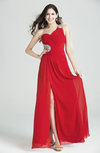 Bohemian A-line Sleeveless Chiffon Floor Length Ruching Plus Size Prom Dresses