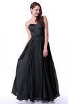 Elegant Zip up Chiffon30 Floor Length Paillette Plus Size Prom Dresses