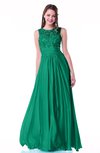 Romantic A-line Zipper Floor Length Sash Plus Size Prom Dresses