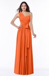 Modern Sleeveless Half Backless Floor Length Ribbon Plus Size Bridesmaid Dresses