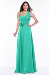 Elegant Asymmetric Neckline Zipper Chiffon Ruching Plus Size Bridesmaid Dresses