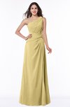 Gorgeous A-line Zipper Floor Length Ruching Plus Size Bridesmaid Dresses