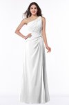 Gorgeous A-line Zipper Floor Length Ruching Plus Size Bridesmaid Dresses