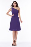 Informal A-line Asymmetric Neckline Sleeveless Chiffon Ruching Plus Size Bridesmaid Dresses