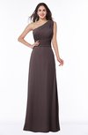 Elegant A-line Asymmetric Neckline Sleeveless Floor Length Sash Plus Size Bridesmaid Dresses