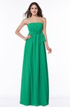 Sexy Strapless Sleeveless Chiffon Floor Length Ribbon Plus Size Bridesmaid Dresses