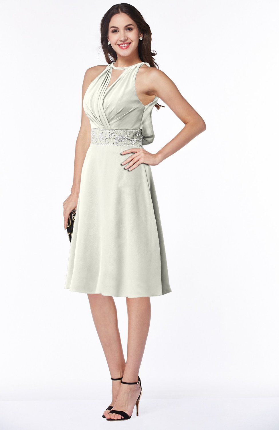 rhinestone plus size dress