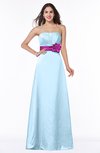 Disney Princess A-line Sleeveless Half Backless Ruching Plus Size Bridesmaid Dresses