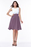 Cute A-line Sleeveless Zipper Chiffon Ruching Plus Size Bridesmaid Dresses
