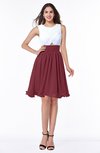 Cute A-line Sleeveless Zipper Chiffon Ruching Plus Size Bridesmaid Dresses