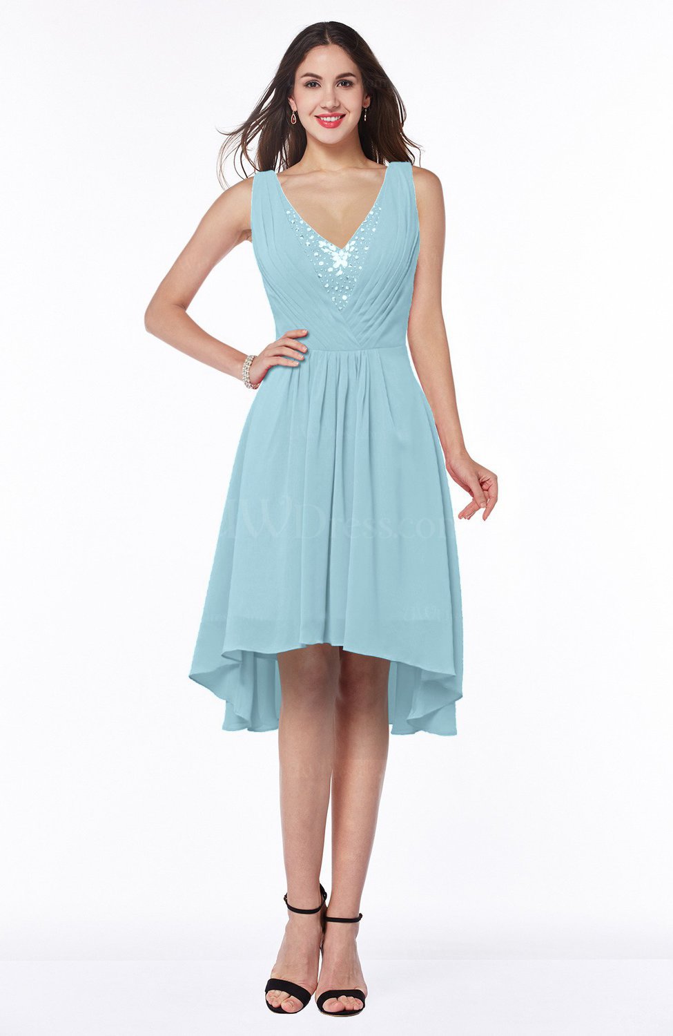 rhinestone plus size dress