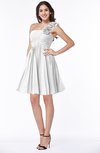 Modern A-line One Shoulder Sleeveless Zipper Chiffon Plus Size Bridesmaid Dresses