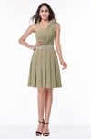 Casual One Shoulder Sleeveless Half Backless Chiffon Sequin Plus Size Bridesmaid Dresses