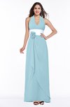 Glamorous A-line Sleeveless Zipper Chiffon Plus Size Bridesmaid Dresses