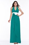 Glamorous A-line Sleeveless Zipper Chiffon Plus Size Bridesmaid Dresses