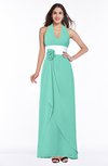 Glamorous A-line Sleeveless Zipper Chiffon Plus Size Bridesmaid Dresses