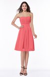 Plain A-line Sweetheart Zip up Ruching Bridesmaid Dresses