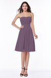 Plain A-line Sweetheart Zip up Ruching Bridesmaid Dresses