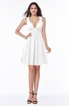 Sexy A-line Sleeveless Short Pleated Plus Size Bridesmaid Dresses