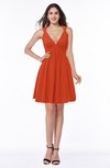 Sexy A-line Sleeveless Short Pleated Plus Size Bridesmaid Dresses