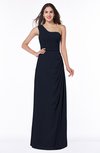 Simple A-line Half Backless Chiffon Floor Length Draped Plus Size Bridesmaid Dresses