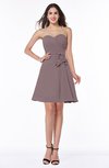 Elegant A-line Strapless Sleeveless Chiffon Mini Plus Size Bridesmaid Dresses
