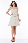 Elegant A-line Strapless Sleeveless Chiffon Mini Plus Size Bridesmaid Dresses