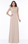 Gorgeous A-line Thick Straps Half Backless Floor Length Plus Size Bridesmaid Dresses