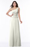 Classic A-line Half Backless Floor Length Ruching Plus Size Bridesmaid Dresses