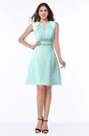 Classic A-line Sleeveless Zipper Chiffon Ribbon Plus Size Bridesmaid Dresses